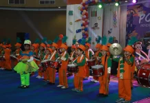 TK PAUD Terpadu Pontianak Tampilkan Drumband saat Porseni