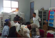 Pendistribusian Bahan Pangan di Siantan Hilir Telah Rampung
