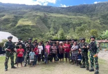 Satgas Parako 466 Supadio Hadirkan Kehangatan di Pedalaman Papua