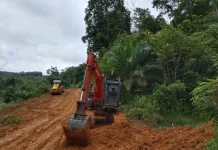 Pembangunan Jalan TMMD Sanggau Capai Hampir 88 Persen