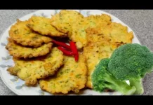 Cemilan Bakwan Daun Brokoli