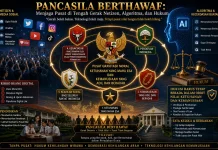 Pancasila Berthawaf: Menjaga Pusat di tengah Gerak Netizen, Algoritma, dan Hukum