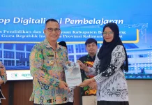 Bupati Bengkayang Resmi Buka Workshop Digitalisasi Pembelajaran