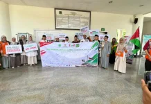 Forum Zakat Kalbar Kawal Kepulangan Aktivis Peduli Palestina