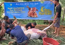 Dompet Ummat Salurkan Kurban Perdana untuk Warga Mualaf di Semangkiling