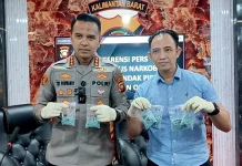 Polresta Pontianak Ungkap Peredaran Ribuan Ekstasi di Kampung Beting