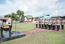 Sejumlah Pejabat Utama dan Kapolsek di Polres Bengkayang Berganti