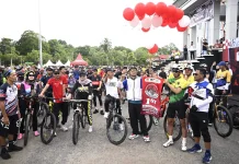 Bupati Ketapang Lepas Fun Bike Anniversary Pertama KSK Reborn