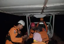 Korban Perahu Motor Tenggelam di Sungai Cina Kayong Utara Berhasil Selamat