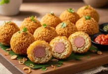 Cemilan Bola-Bola Mi Crispy Ala Rumahan