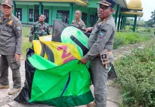 Lagi, Satpol PP Amankan 60 Layangan di Pontianak Utara