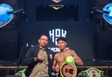 Petinju Muda Ketapang Cris Omang Raih Sabuk Juara BySon lewat Kemenangan TKO