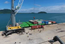 Terminal Kijing Layani Perdana 70 Peti Kemas Kosong