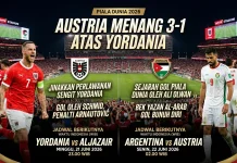 Piala Dunia 2026: Austria Jinakkan Perlawanan Yordania 3-1