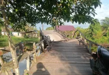 Jembatan Rusak di Desa Sungai Segak Belum Mendapat Perhatian Pemerintah