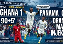 Piala Duni 2026 : Drama Masa Injeksi Ghana vs Panama 1-0