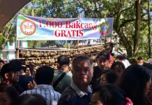 Rayakan Festival Bakcang di Alun Kapuas, Panitia Bagikan 1.000 Porsi Gratis
