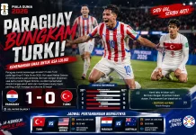 Piala Dunia 2026: Paraguay vs Turki 1-0, Matias Galarza Penjaga Asa 32 Besar