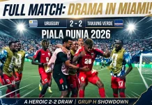 Drama Piala Dunia 2026: Tanjung Verde Tahan Imbang Uruguay 2-2