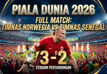 Piala Dunia 2026: Norwegia vs Senegal 3-2, Haaland Gemilang