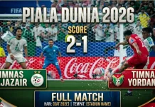 Piala Dunia 2026: Aljazair Bungkam Yordania 2-1