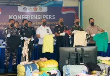 Bea Cukai Kalbagbar Tindak 2.060 balepress Pakaian Bekas