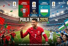 Ronaldo Mengamuk di Houston, Portugal Gilas Uzbekistan Lima Gol tanpa Balas!