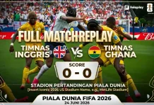 Piala Dunia 2026: Inggris vs Ghana 0-0, Tiga Singa Frustasi