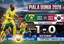 Afrika Selatan vs Korea Selatan 1-0, Son Pulang Kampung