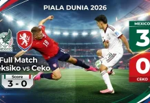 Meksiko Gilas Ceko 3-0, Amankan Poin Sempurna