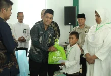 Kemenag Pontianak Santuni 100 Anak Yatim dan Disabilitas