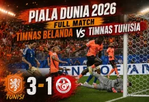 Belanda Tak Terbendung, Tundukkan Tunisia 3-1 dan Melaju sebagai Juara Grup F