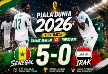 Senegal Hancurkan Irak 5-0 pada Laga Penutup Fase Grup Piala Dunia 2026