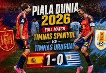 Spanyol Tundukkan Uruguay 1-0, Pastikan Lolos dengan Status Juara Grup H
