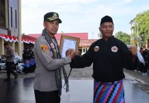Polresta Pontianak Bersama IPSI Kota Pontianak Gelar Apel Akbar Sabuk Kamtibmas