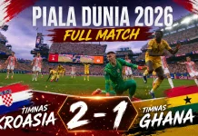 Piala Dunia 2026: Kroasia vs Ghana 2-1, Kalah Ghana Tetap Lolos 32 Besar