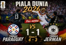 Paraguay Singkirkan Jerman lewat Drama Adu Penalti 4-3