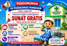 Ringankan Beban Masyarakat, Puskesmas Punggur akan Gelar Sunat Massal Gratis