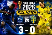 Prancis Menggila! Mbappe Borong Dua Gol, Swedia Tersingkir dari Piala Dunia 2026