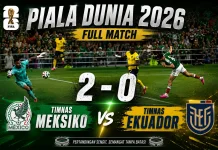 Amankan Tiket 16 Besar Piala Dunia 2026, Meksiko Singkirkan Ekuador 2-0