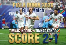 Inggris vs Kongo 2-1, Harry Kane Pahlawan The Three Lions!
