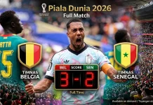 Belgia Bangkit Dramatis! Tumbangkan Senegal 3-2 lewat Drama Perpanjangan Waktu