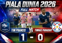 Penalti Mbappe Bawa Prancis Singkirkan Paraguay 1-0 di Piala Dunia 2026