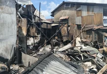 Dua Rumah Warga di Jalan Tebu Ludes Terbakar