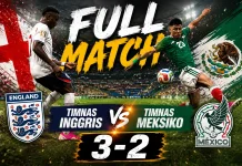 Drama 10 Pemain: Inggris Bungkam Meksiko 3-2 di Piala Dunia 2026