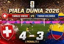 Adu Penalti: Swiss Singkirkan Kolombia 4-3, Perempat Final Tantang Argentina