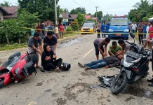 Adu Banteng Dua Motor di Kubu Raya, Pemotor Lansia Meninggal Dunia