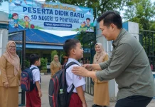 Disdikbud Pontianak Imbau Ayah Antar Anak di Hari Pertama Sekolah