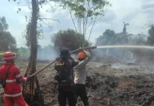 Polres Kubu Raya Gencarkan Penanganan Karhutla di Dua Kecamatan