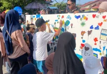 Lukisan Anak Pontianak Warnai Peringatan Hari Anak Nasional 2026